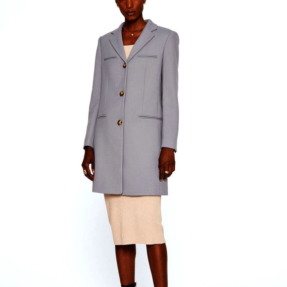 Three-Button Coat - Brand New - NEVER WORN - Weathered Blue - Picture 4 of 5